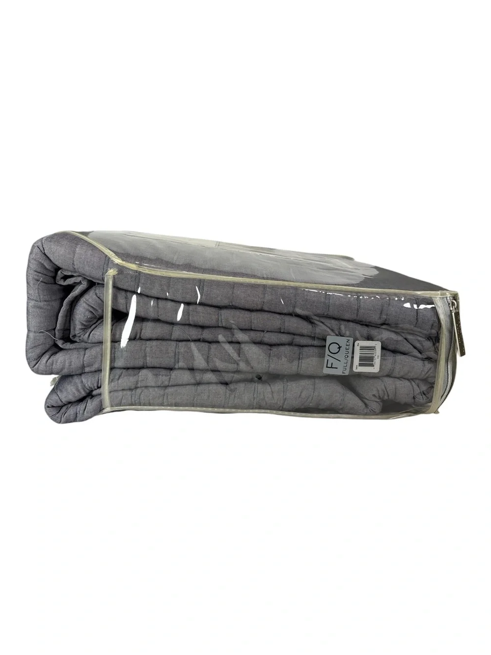 Wamsutta Dakota Yarn Dye 3-Piece Full/Queen Quilt Set Shams Denim Blue Cotton